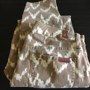 7FAM Chevron Jeans